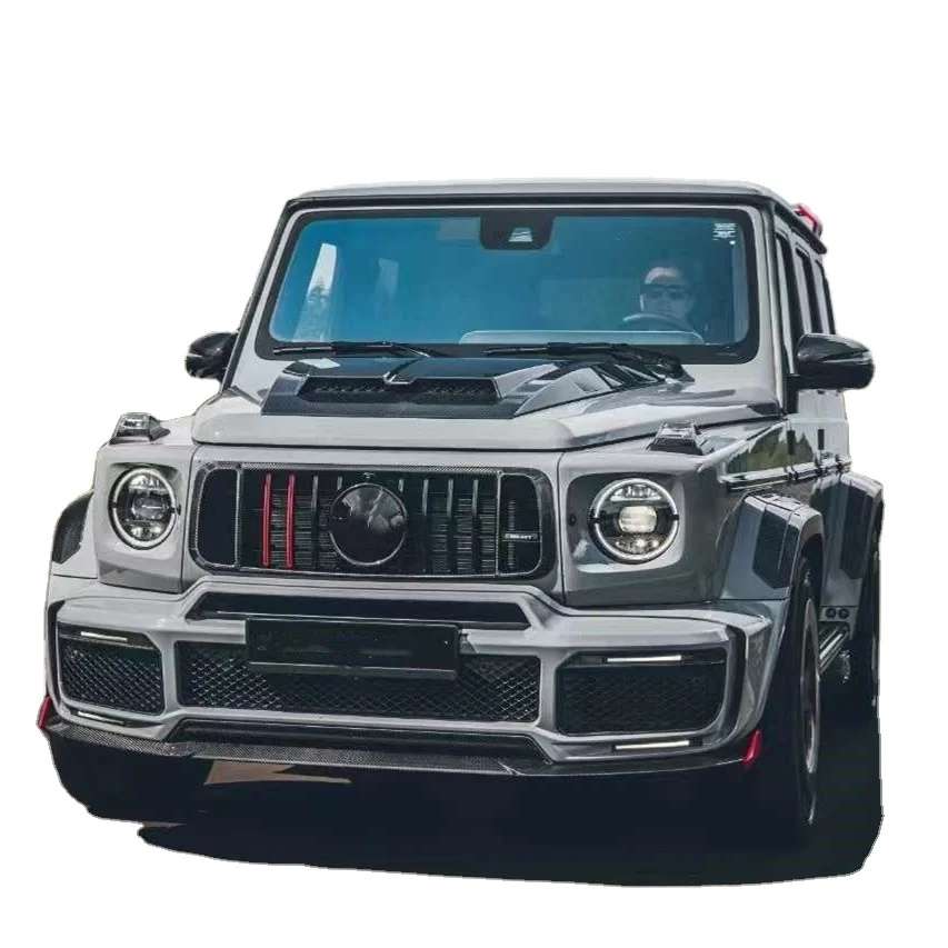 for  BETTER Dry Carbon Fiber Brabu s Rocket G900 Style Body Kit for Mercedes-Benz G-Class W464 W463 bodykit