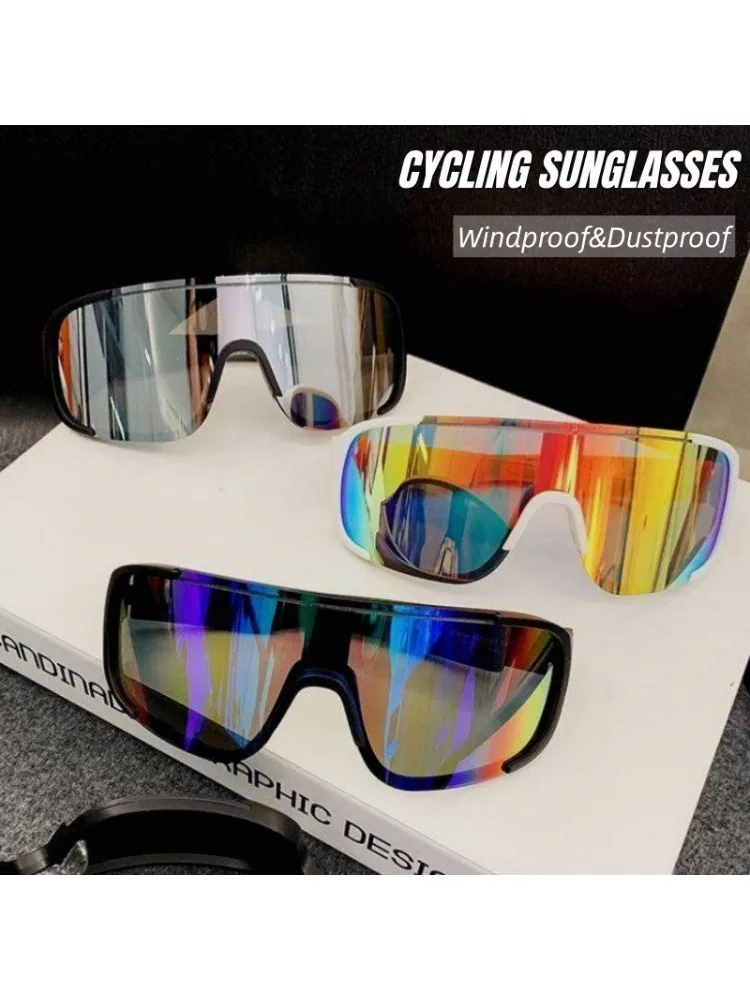 AliExpress MOYOKA New Men Cycling Sunglasses Anti-Ultraviolet Outdoor Sports Goggles Large Frame Windproof Climbing Eyewear Unisex