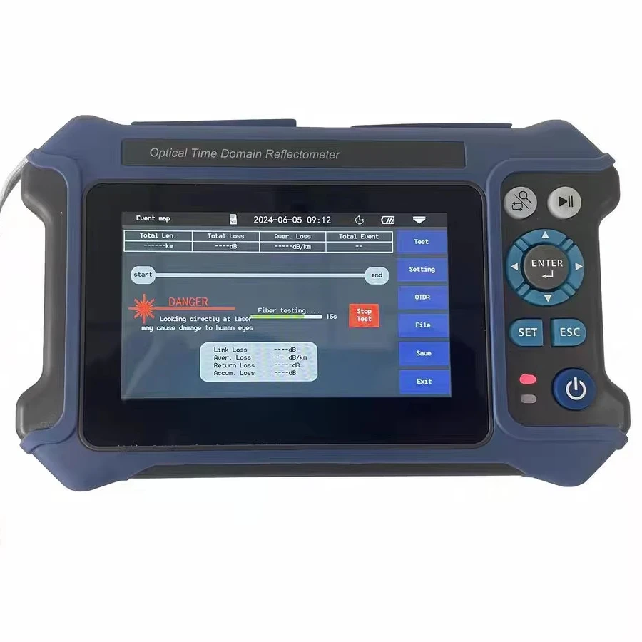 

Fiber Optic Mini OTDR NK6000 SM 1310nm 1550nm 26/24dB Fiber Optic Reflectometer OTDR