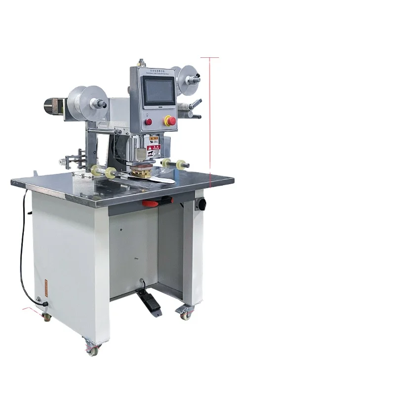High Quality Electric Single Station Automatic Shoes Insole/Tongue Label Printing Punching Machine Double Head Core Engine