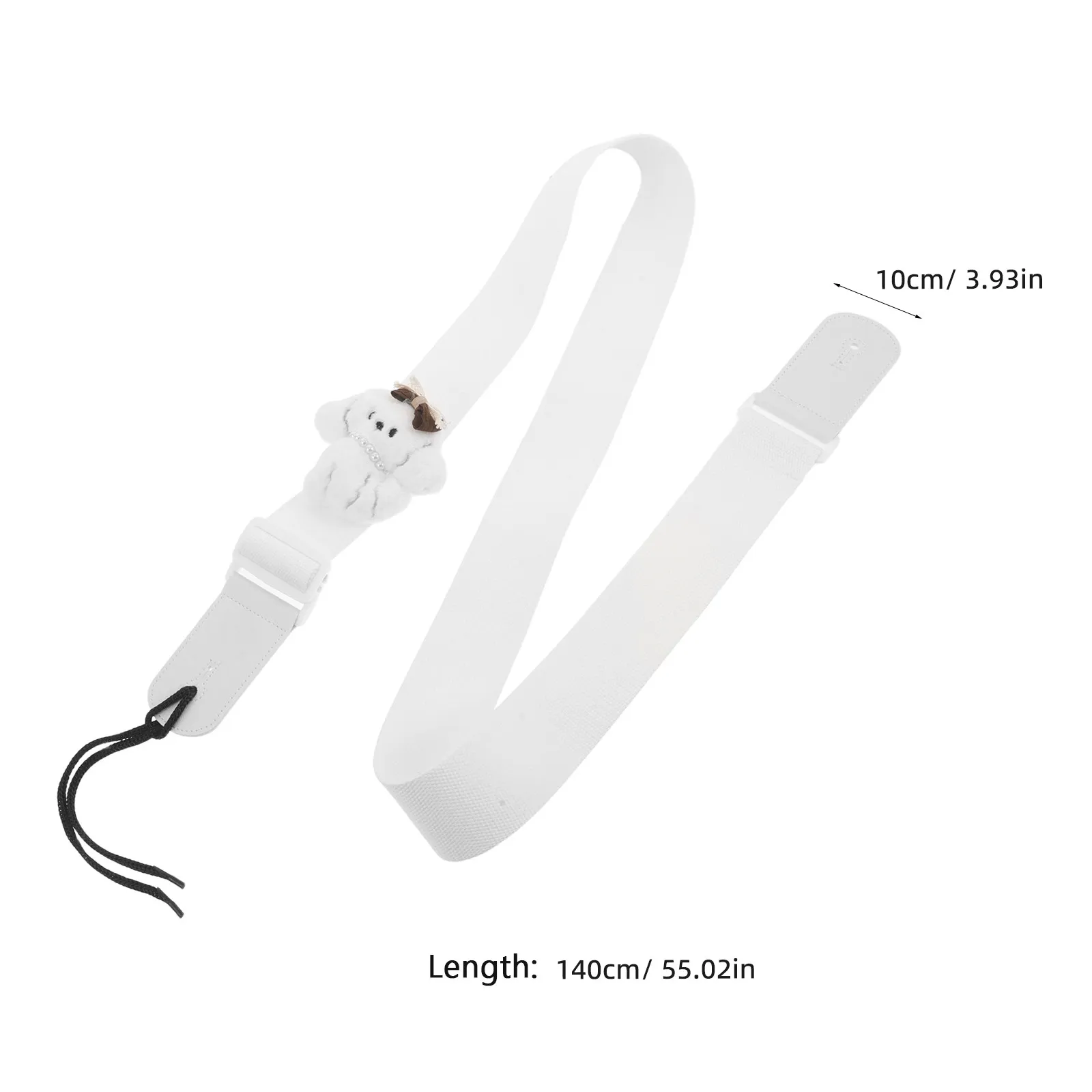 3D Dog Guitar Strap Adjustable Shoulder Replacement Belt Soft Animal Guitar Accessory for Acoustic Electric Bass Ukulele - view 2
