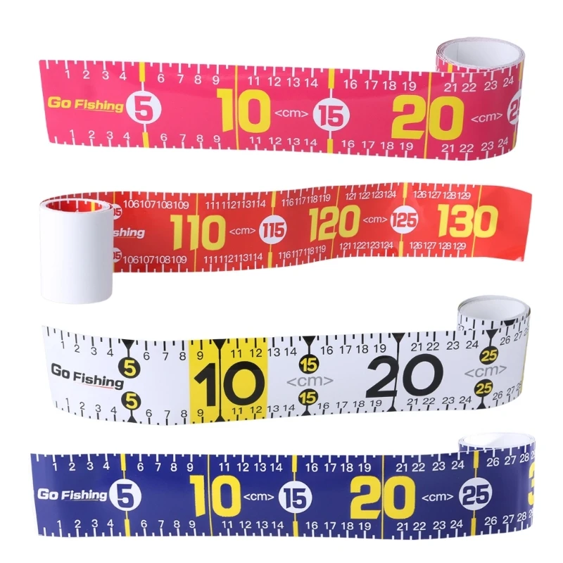 Fishing Measuring Tape Sticker Waterproof Decals Tape Tool Fishing Accessories