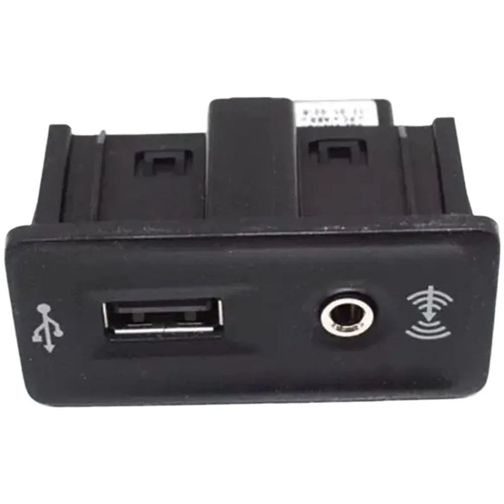 For In-car Car USB Socket ABS Engineering Plastic Glove Box Installation Black Finish For Passat for b8 For In-car