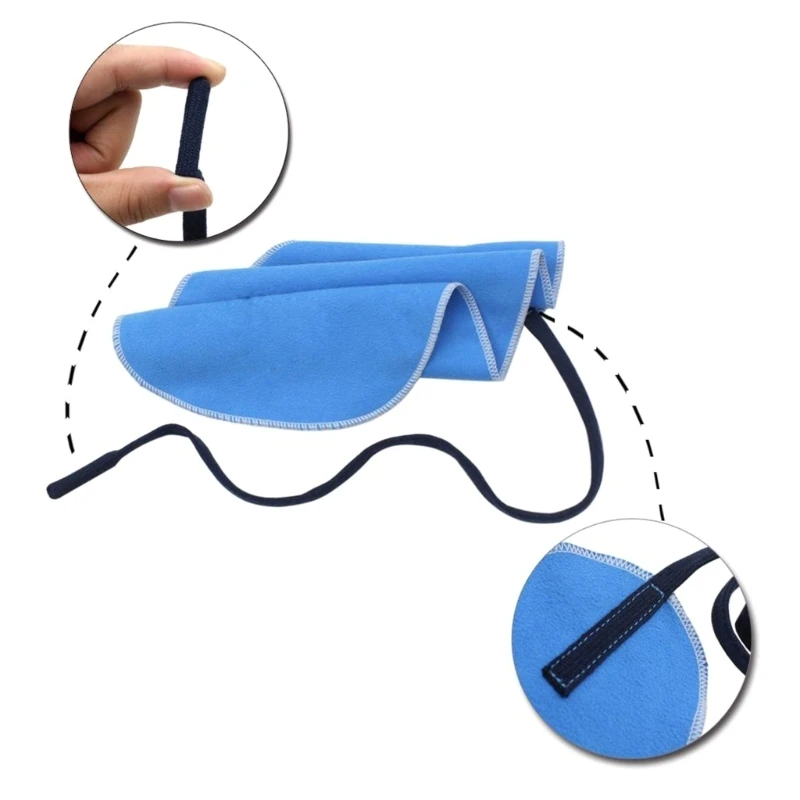 Clarinet Flute Saxophone Cleaning Cloth Durable Pull Through Cloth Instrument Maintenance Rag for Tube Inside Clean