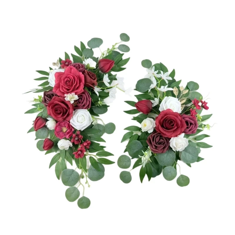 

E06B Artificial Wedding Flower Arrangement Realistic Rose Flower For Engagement