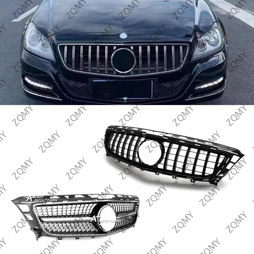 Car Front Bumper Grille Centre Panel Styling Upper Grill For Mercedes Benz CLS Class W218 CLS250 CLS300 CLS350 + 2011 12 13 2014