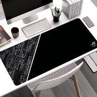Cool Black Asus Rog Mouse Pad XXL Large Gaming Gamer Keyboard Non-slip Seamed Edge Mousepads Laptop Tablet Mat Mini PC Playmat