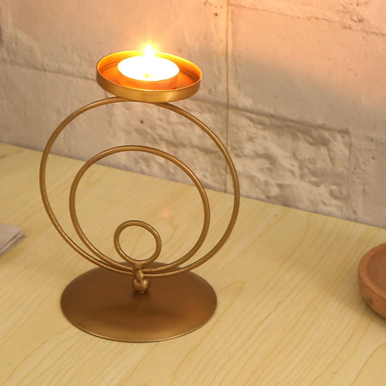 Candelabra Pillar Candle Holder Lightweight Metal Decorative Candle Stand Candlestick for Banquet Living Room Festival