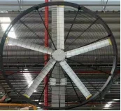 2.0M (6ft) synchronous motor brushless direct motor hvls large industrial wall fan