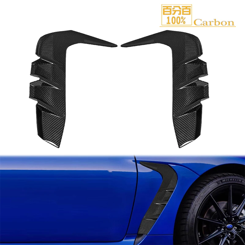 For Subaru BRZ For Toyota GR86 2022+ Dry Carbon Car Fender Side Air Vent Outlet Cover Trim Car Accessories