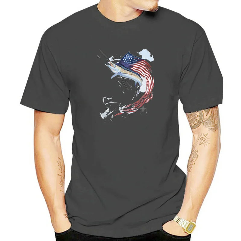 Guy Harvey Star Spangled Guy T-Shirt