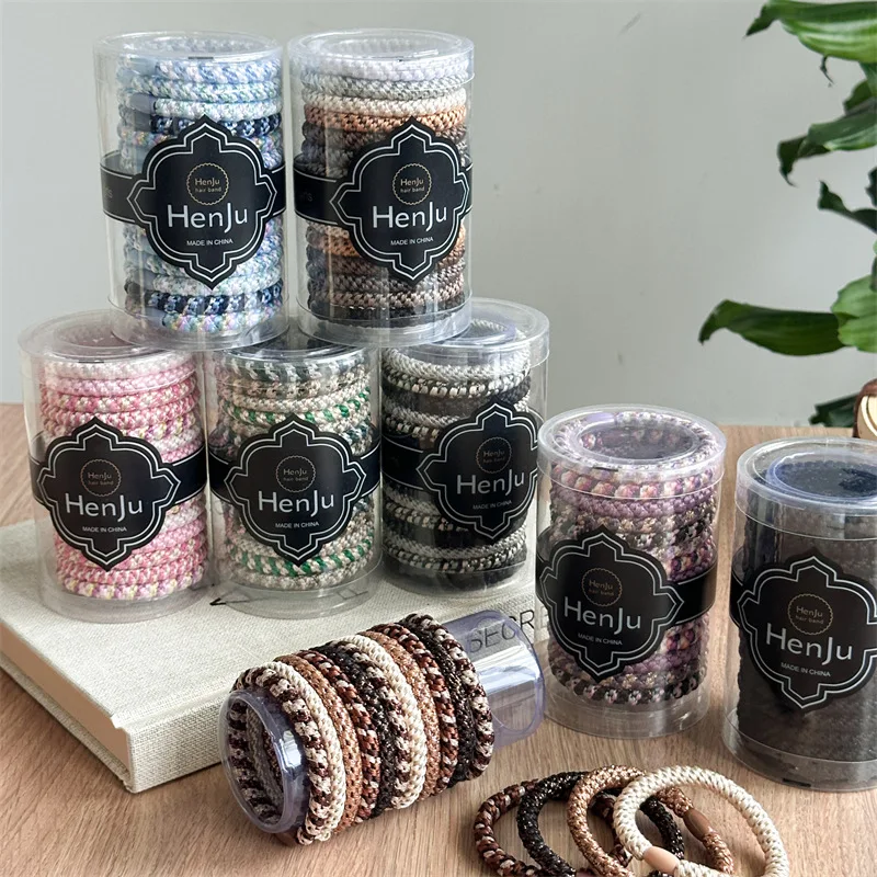 

high ponytail hair band athlete hair rope rubber band.