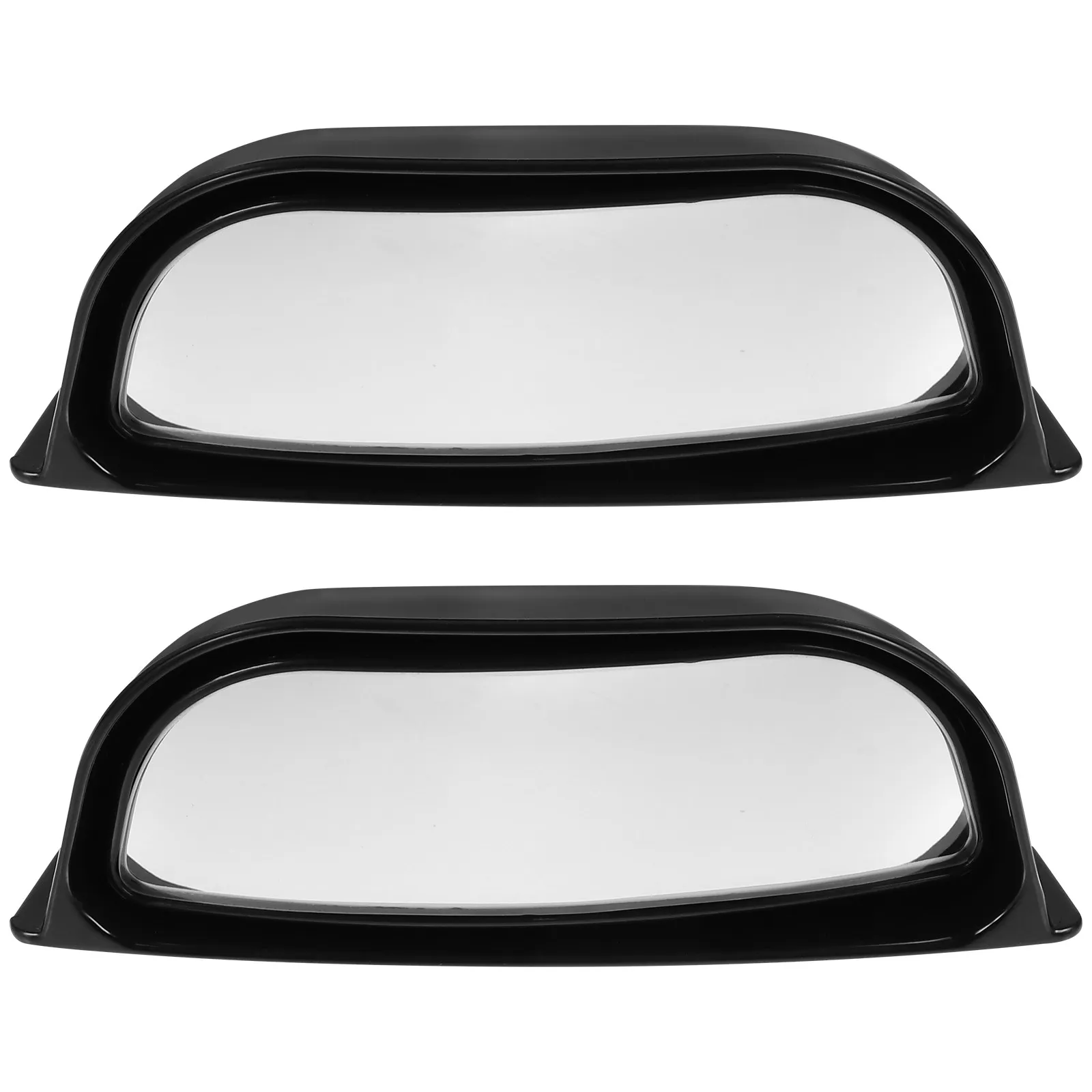 1Set -Pillar Side View Mirrors Black Adjustable Blind Spot Mirror Safety Wide-Angle Rear Seat Car Auxiliary