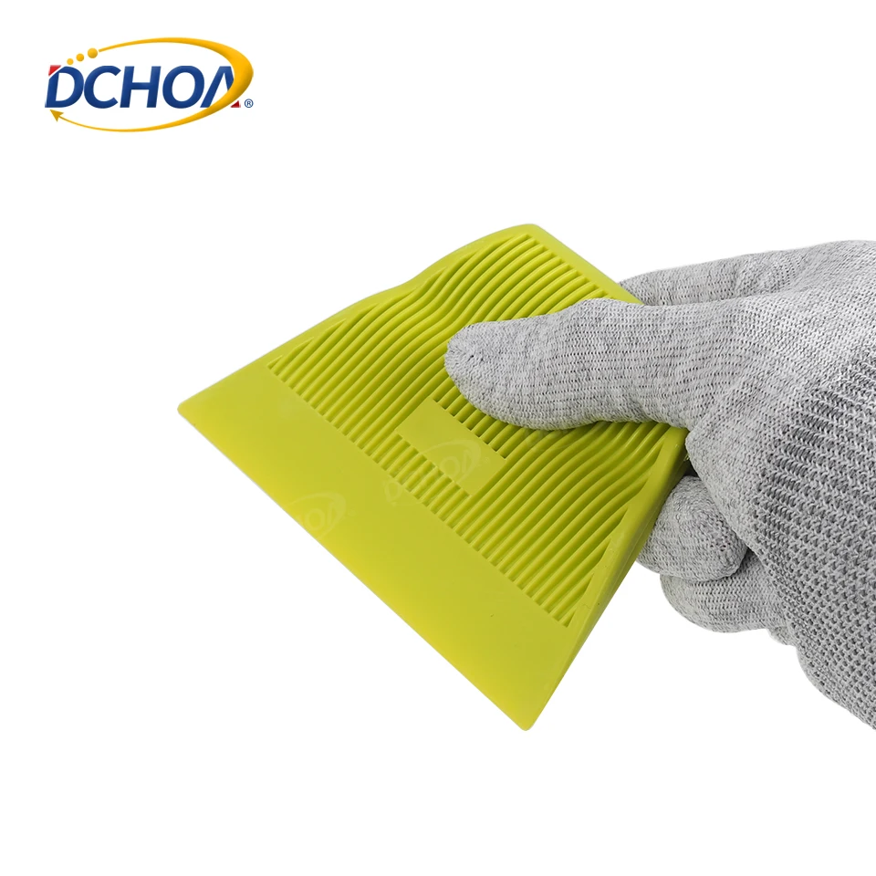 DCHOA 10/20 PCS TPU Green Squeegee PPF Application Scraper Car Vinyl Wrap Tools Plastic Window Tint Film Installation Tools