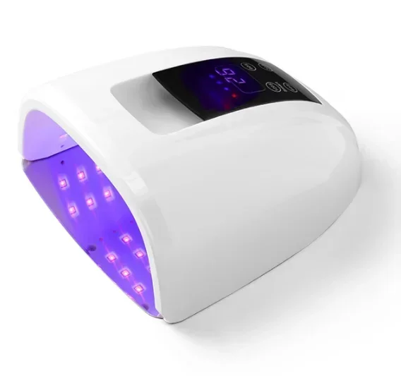 UV LEDジェルネイルドライヤー,充電式,ワイヤレス,デュアルライト,90W, 2022