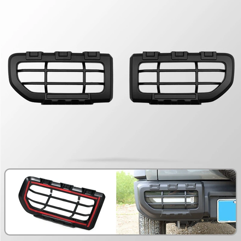 2Pcs Car Rear Fog Light Cover Accessories For Suzuki Jimny JB64 Sierra JB74W 2019-2023 Rear Taillight Protective Cover