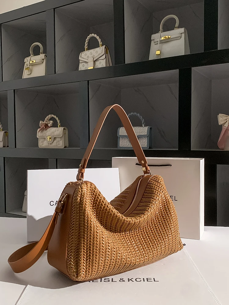 elegante-borsa-intrecciata-a-tracolla-per-donne-design-alla-moda-chiusura-con-cerniera-in-pelle-pu-borsa-da-pendolare