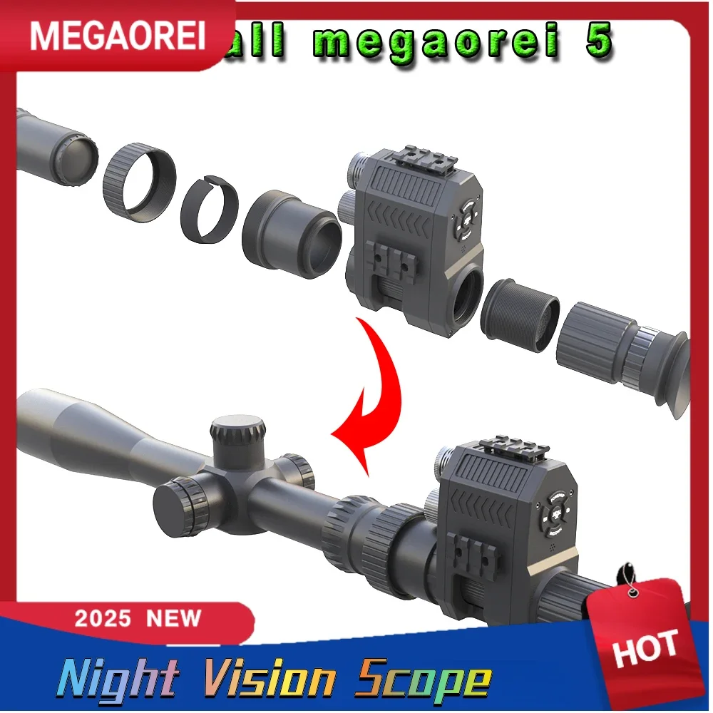 Megaorei New Arrivel 940nm Infrared Night Hunting Scope 1080P Digital Night Hunting Scope Monocular Hunting Night Hunting