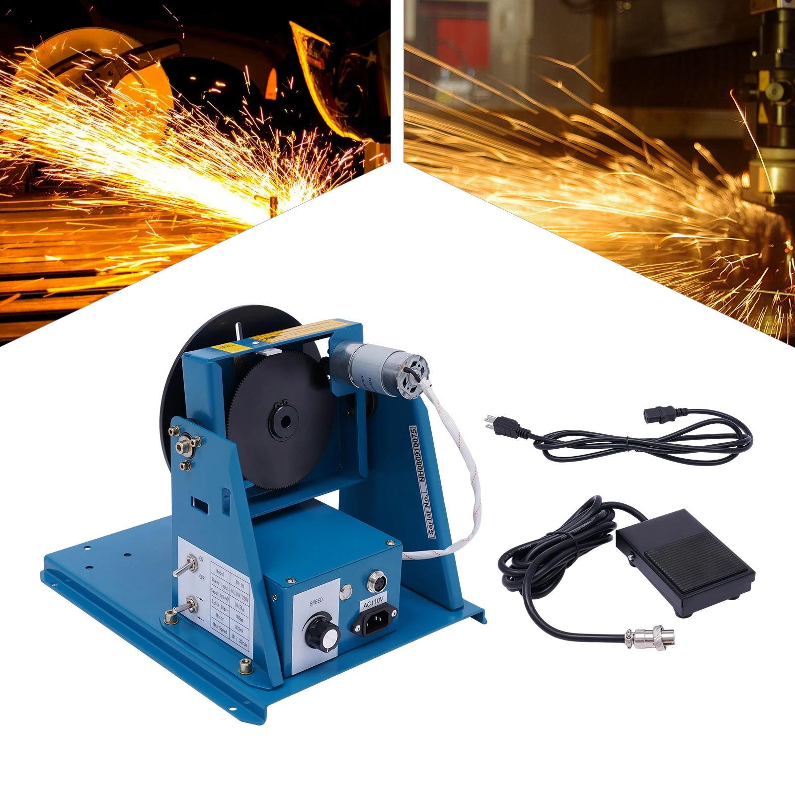 

Adjustable Speed Rotary Welding Table Positioner Turntable Corrosion Resistance Welding Equipment for Cutting and Grinding