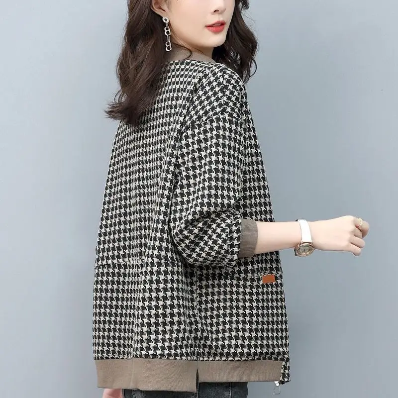 Plush and Thickened Mother\'s Clothing Spring Coat Stylish and High-end New Versatile for Middle-aged and Elderly Women Jackets