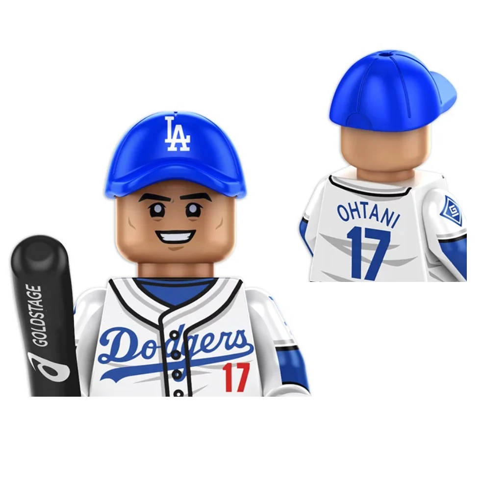 Blocos de Montar de Beisebol: Mini Boneco de Ação Shohei Ohtani
