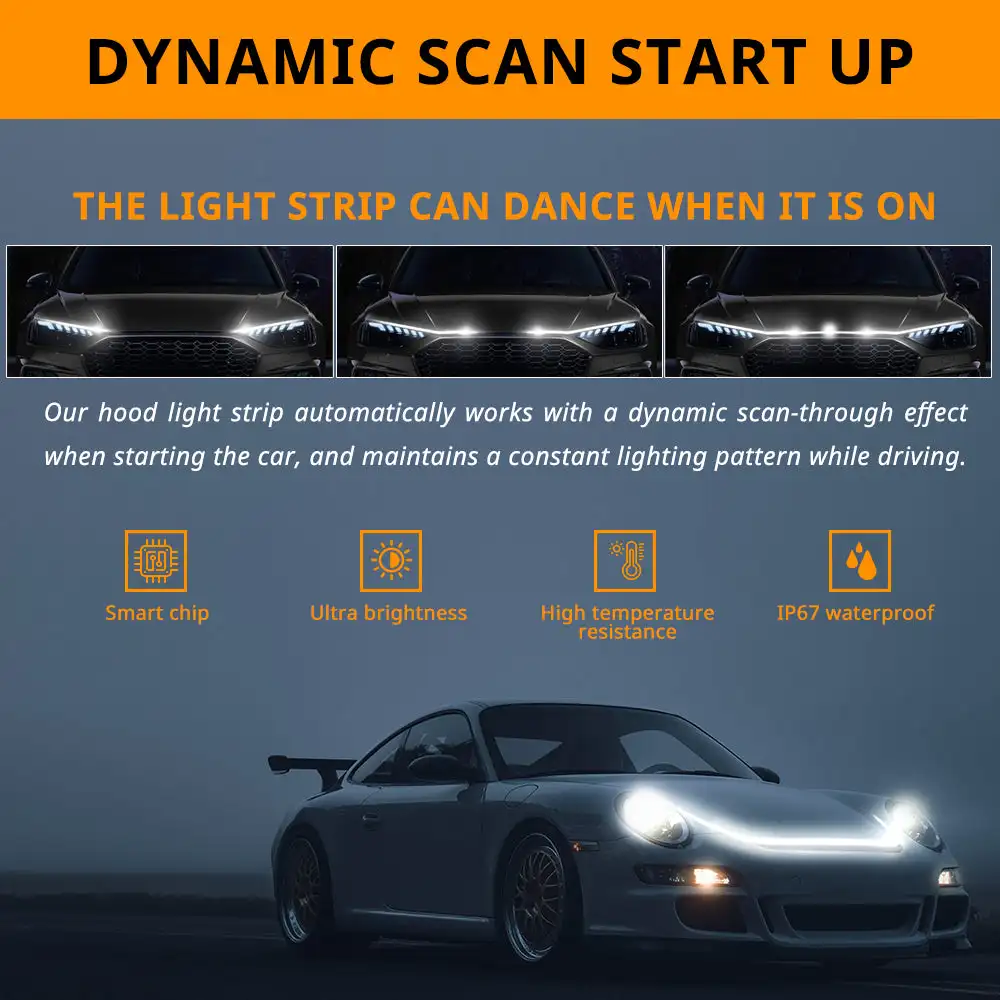 LED Hood Light Strip 3