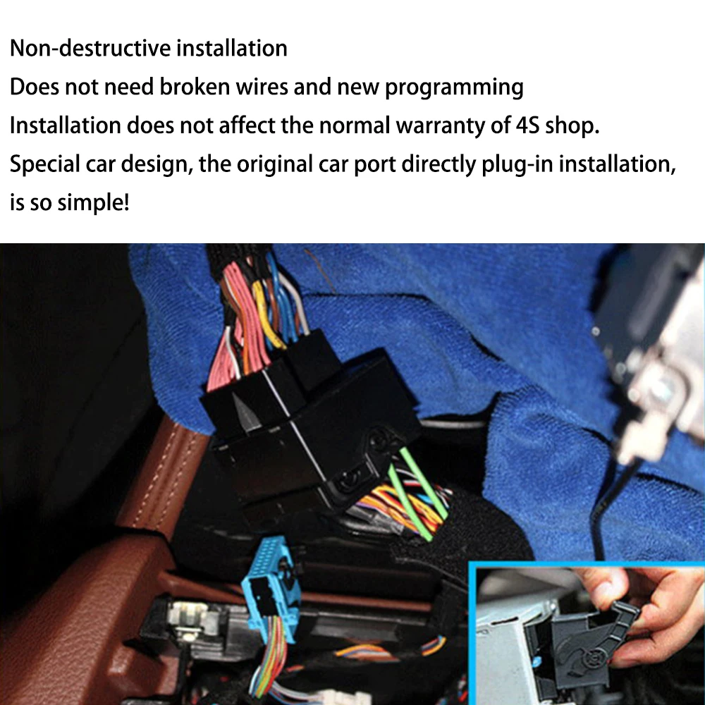 Adaptateur petde boîtier de décodeur numérique automatique, barrage arrière de voiture, caméra Bakcup, Jeep Compass MK49 Pages TraffKK Wrangler J8