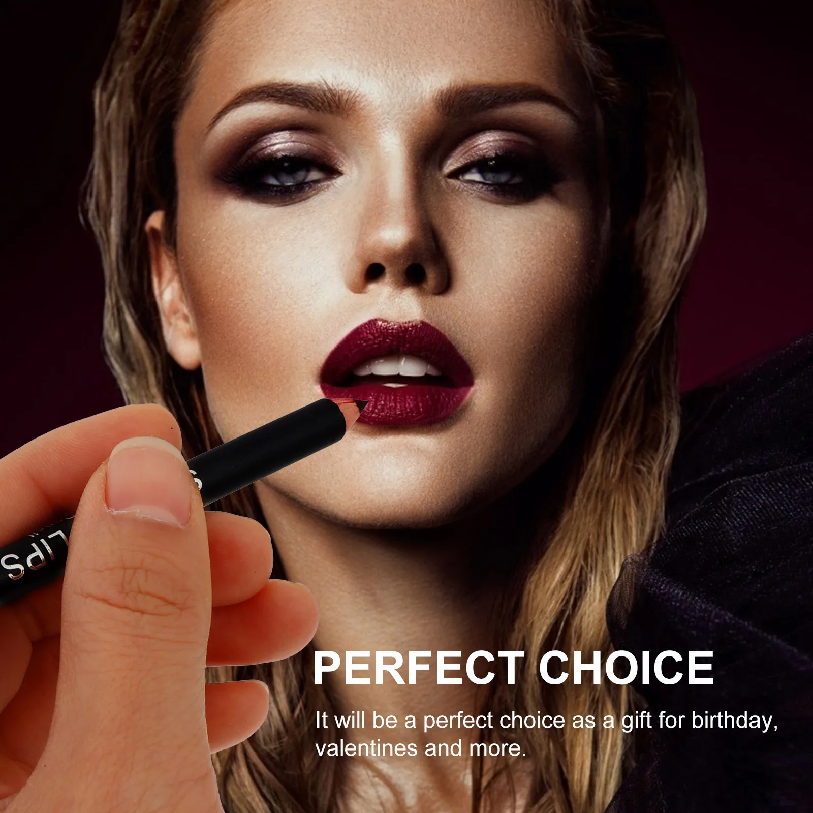 Gładka kredka do ust wodoodporna długotrwała 12 kolorów narzędzie do makijażu przybory do konturowania ust kredka do oczu do ust