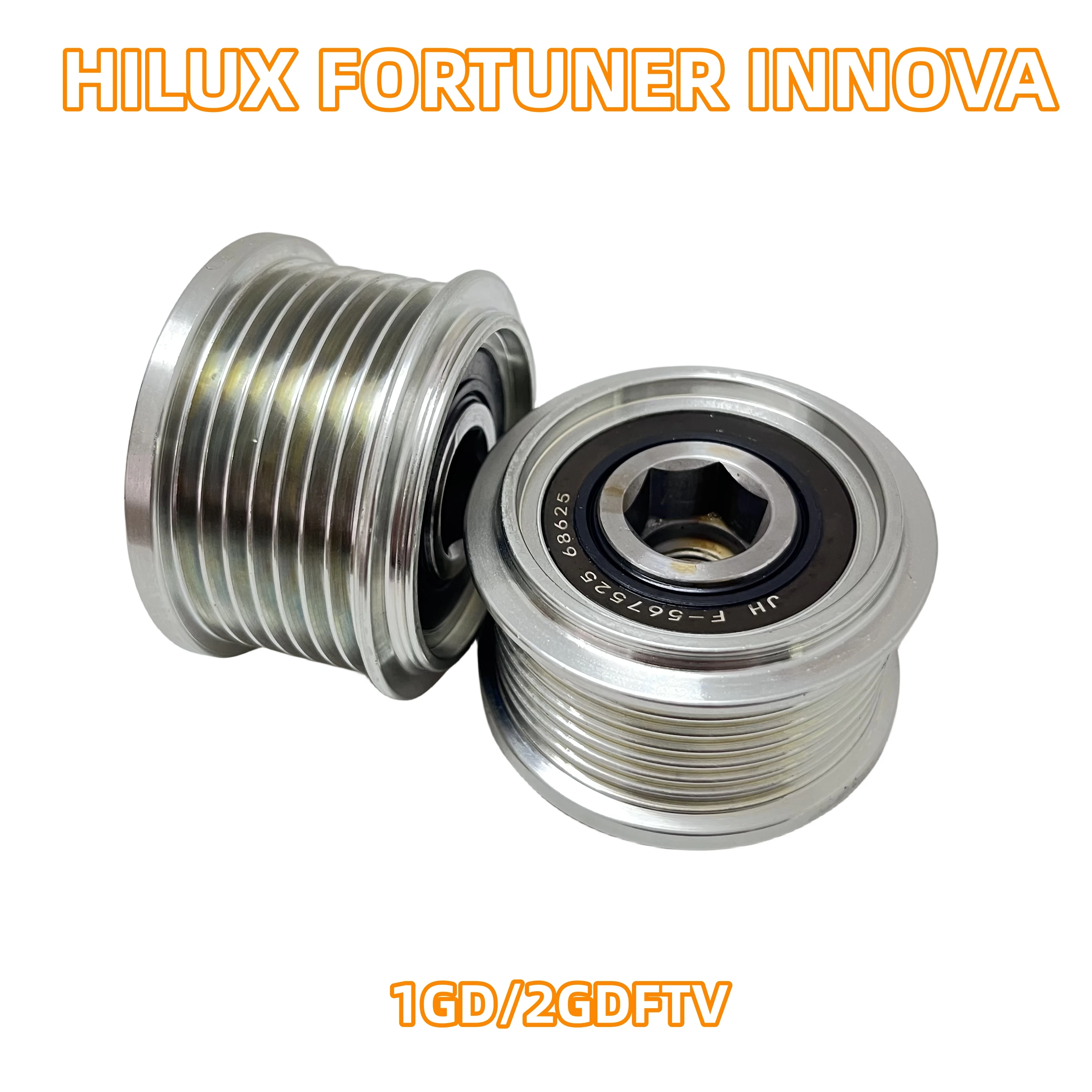 CAR ALTERNATOR PULLEY For TOYOTA HILUX INNOVA FORTUNER 1GD/2GDFTV GUN125/126/135 GUN156 7PK 2015-2022 OE 27415-0L050 535023210