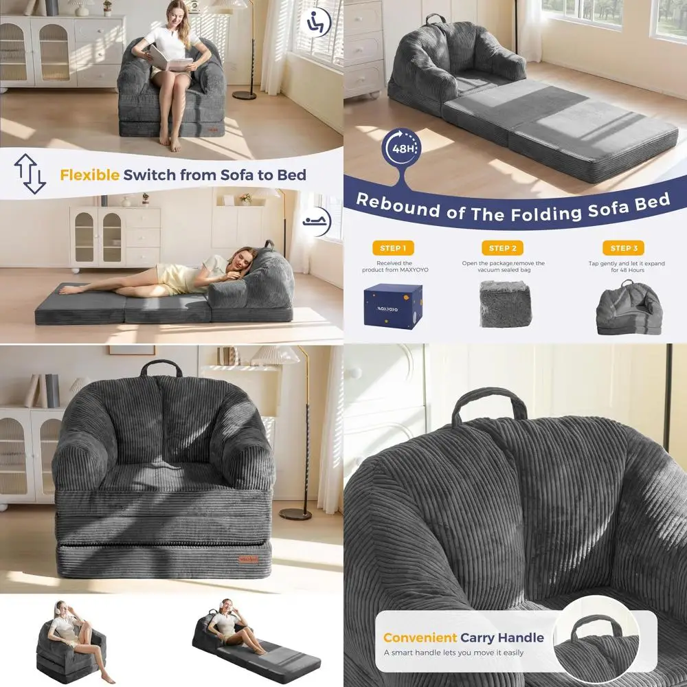 Convertible Sofa Be…