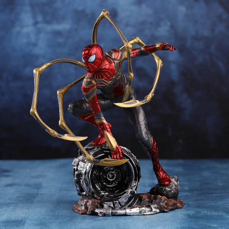 Hot toys Marvel Anime Iron Spider Man: No Way Home Returns Immovable statue Collectible decoration Model Toy Figures gifts