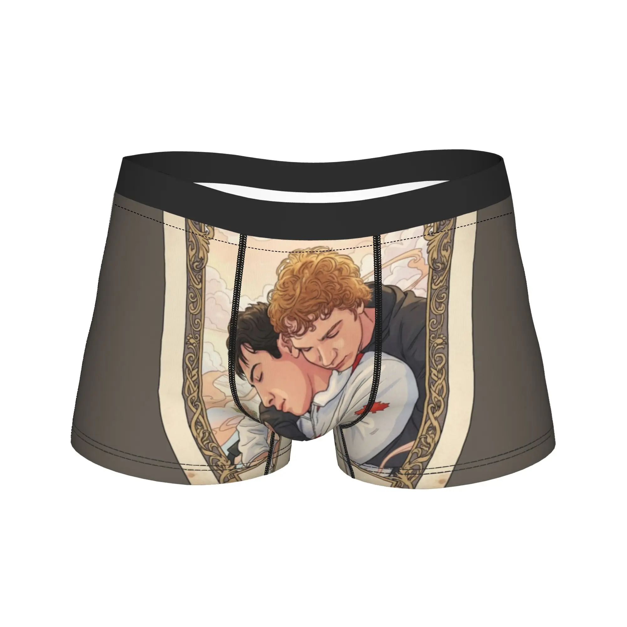 

Соревновательная борьба: Нижнее белье для влюбленных Ильи Розанова и Шейна Холлана – трусы-боксеры, мужские трусы-боксеры с мешочком, шорты-боксеры