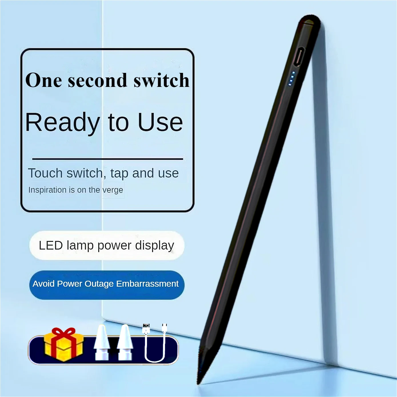 for xiaomi Pad 6 5 Stylus Pen For Samsung Pad without Palm Rejection Tilt,for Honor Xiaoxin Pad for All Android Tablet Phone Pen