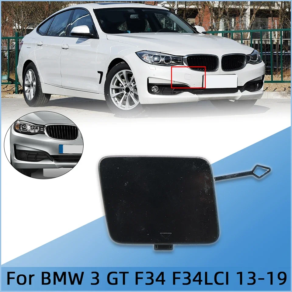 

Auto Front Bumper Hauling Towing Hook Cover Cap For BMW 3 Gran Turismo GT 2013-2019 #51118099893 Trailer Lid Garnish Painted