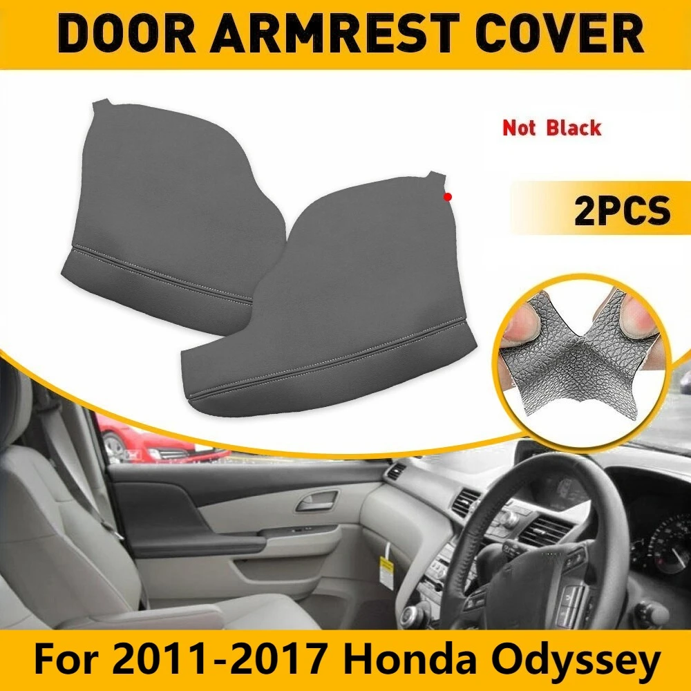 

Front Door Panel Armrest Cover Skin Driver & Passenger Side For Honda Odyssey U.S. Model