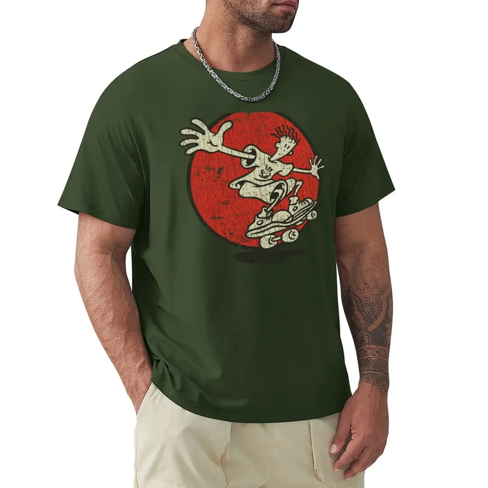 Fido Dido Keep on Skating 1985 T-Shirt shirts graphic tees tops cute clothes funnys men workout shirt