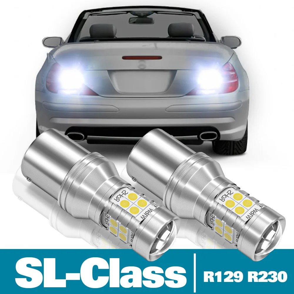 

2pcs LED Reverse Light For Mercedes Benz SL Class R129 R230 Accessories 1992-2012 2007 2008 2009 2010 2011 Backup Back up Lamp