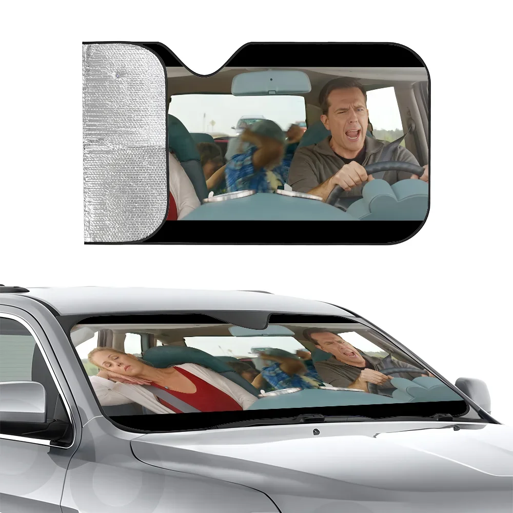 

V-Vacation movie Car SunSha Heat-insulating Aluminum Film Windshield Sunshas UV Rays Blocks Car Sun Visor Protector