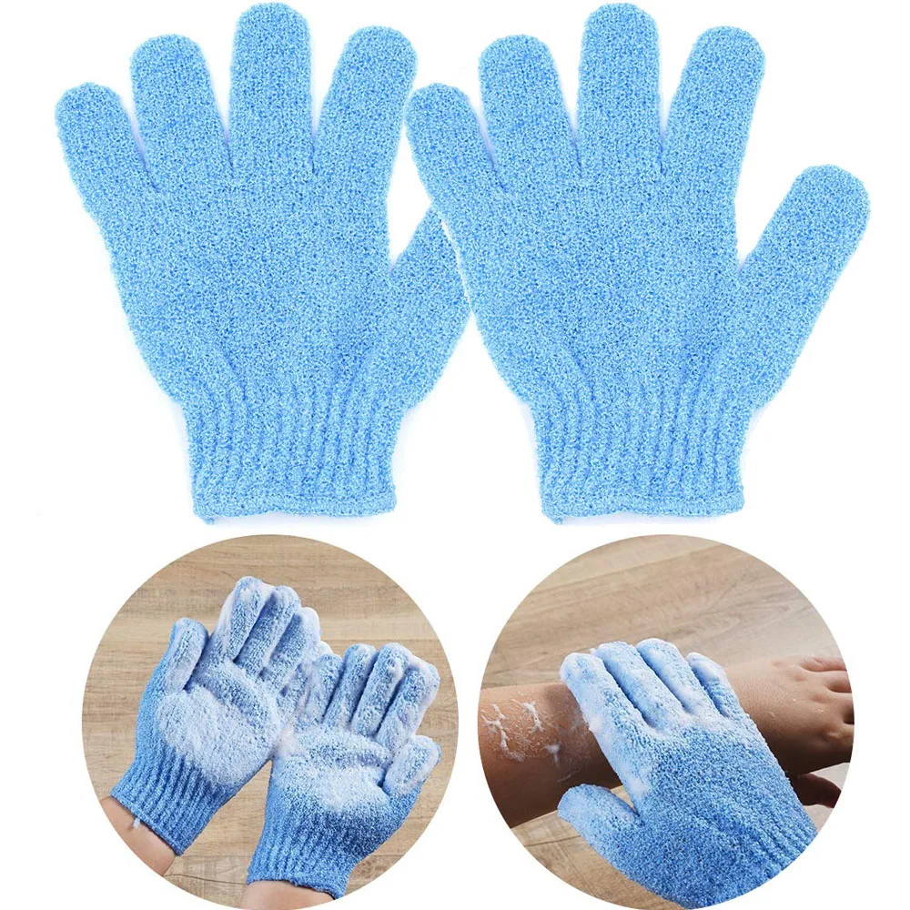 Bath For Peeling Exfoliating Mitt Scrub Glove Back Skid Resistance Body Massage Sponge Wash Skin Moisturizing Spa Bath Glove