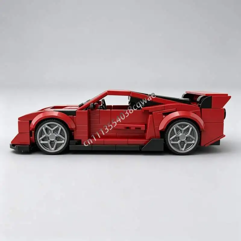 NEW 407PCS MOC Supercar Sports Car Model Custom Puzzle DIY Creative Assembly Technical Building Blocks Toy Gift Collection Set
