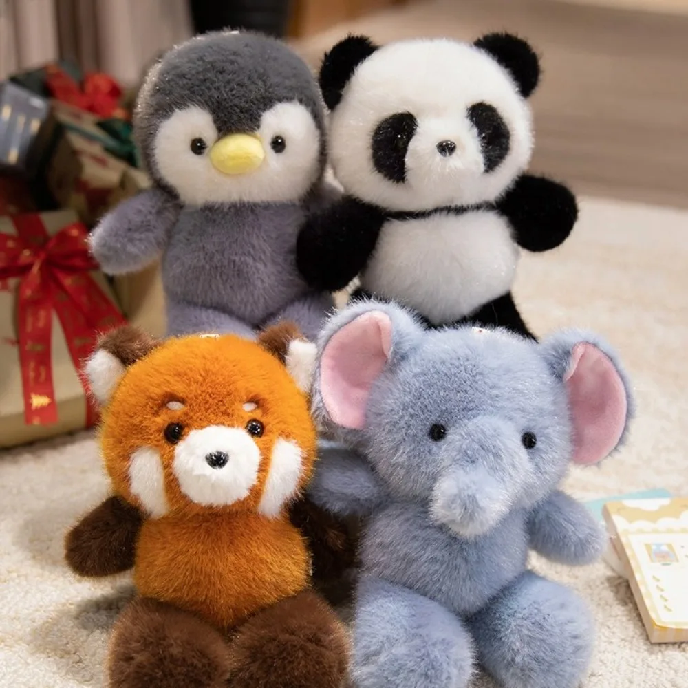 Running Plush Suffed Toys Cute Animals Comfort Soft Plush Throw Pillow Penguin Panda Elephant Rabbit Bear Doll Toys