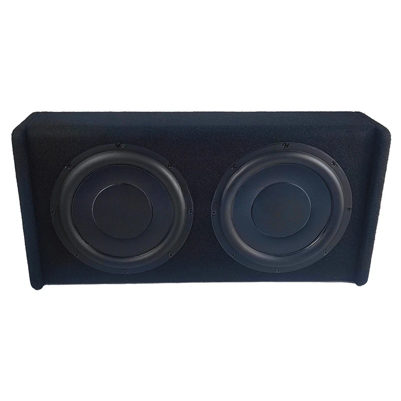 Car Slim Subwoofers Box  10 Inch Car Under Seat Subwoofer Speaker Dual Car Active Subwoofer