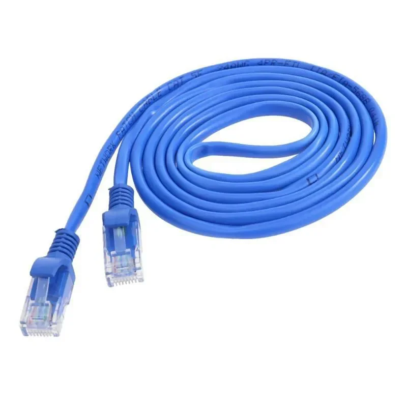 Connettore 8Pin 1m/1.5m/2m/3m/5m/10m Cavo Internet Ethernet Cavo di Rete Cavo Linea Blu CAT5 RJ45 Cavi Ethernet