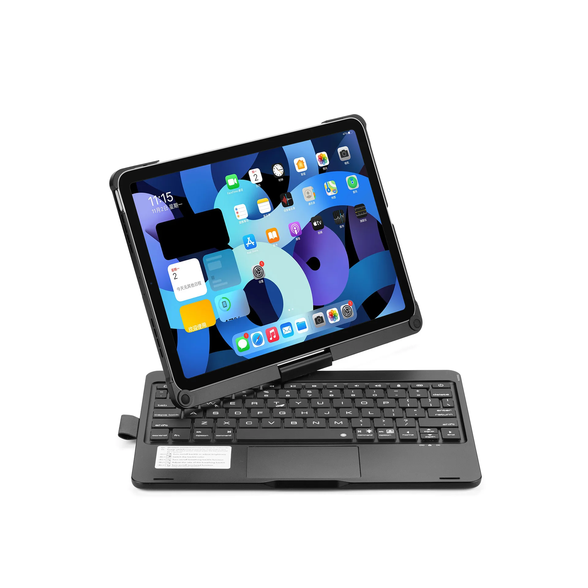 

Suitable for IPad Pro 3/4/5/6 12.9in Bracket Rotation Touch Control Keyboard Wireless Bluetooth IPAD Pro 13 M4 Miaokong Keyboard
