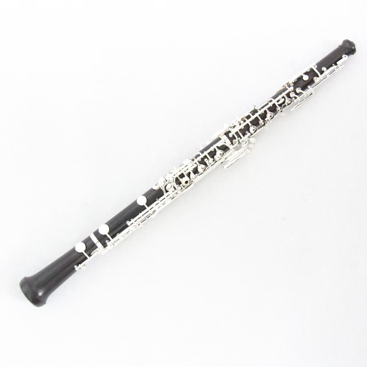 High End Professional C Tone Ebony Body Oboe Silver Plated With Carrying Case For Band Rehearsal Stage Ensemble Performance