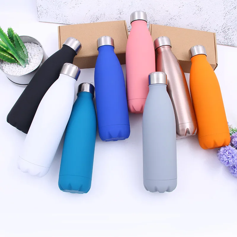 Creative Stainless Steel Vacuum Cola Bottle Cola Cup Outdoor Sports Insulation Cup Gift Water Cup