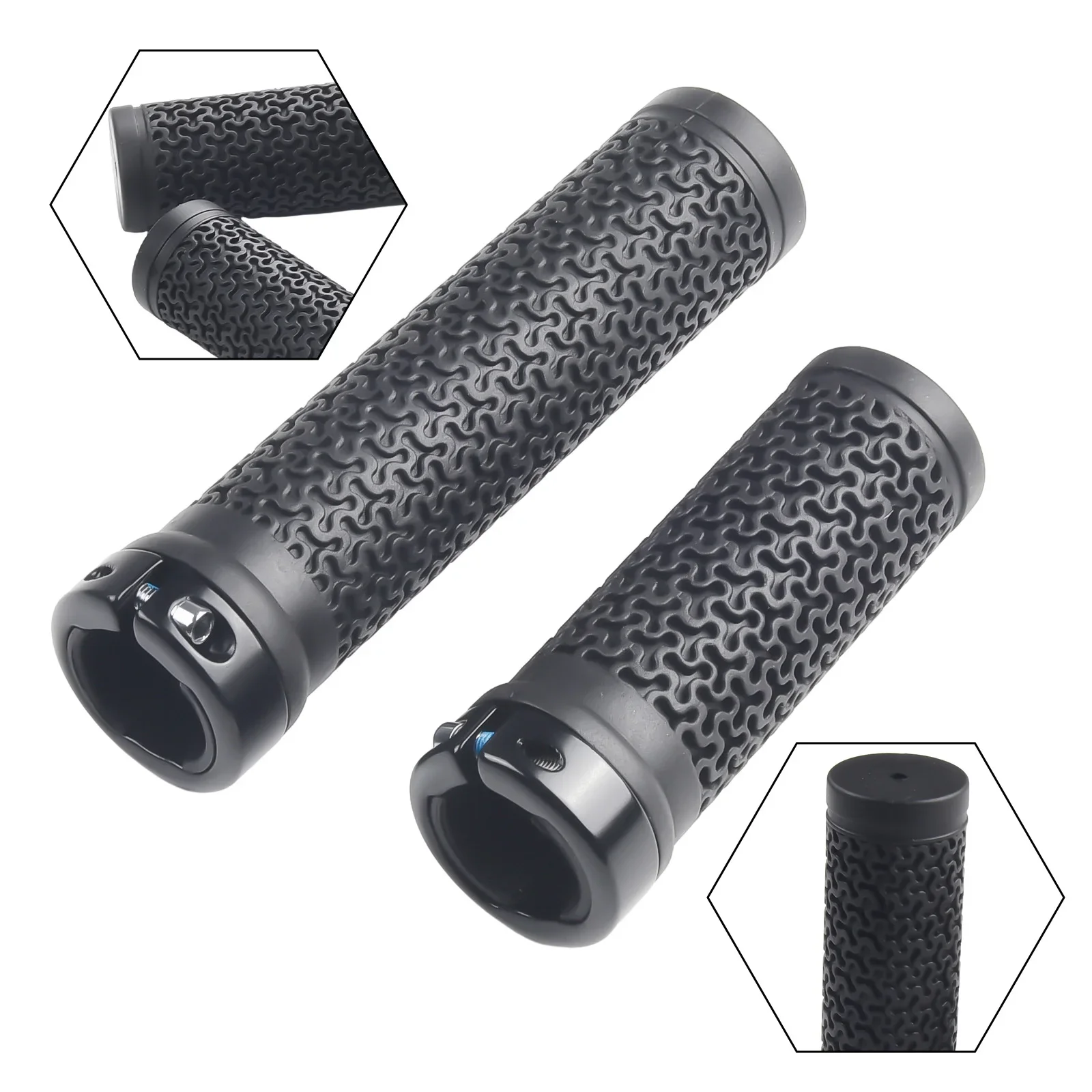 

Mountain Bicycle Handlebar Grip Long/Short Shift Handle Grips Folding Bike Anti-Slip Handlebar Bike Parts 2024