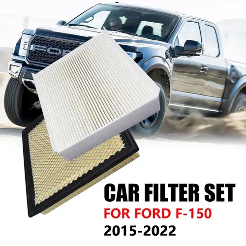 Imagen 1 del producto Juego de filtros de 2 uds para FORD F-150 Raptor XIV 3,5 T 2022/ XIII 3.3L 2015/Expedition 3,5 2017-2021 filtro de aceite de aire fresco de cabina de motor