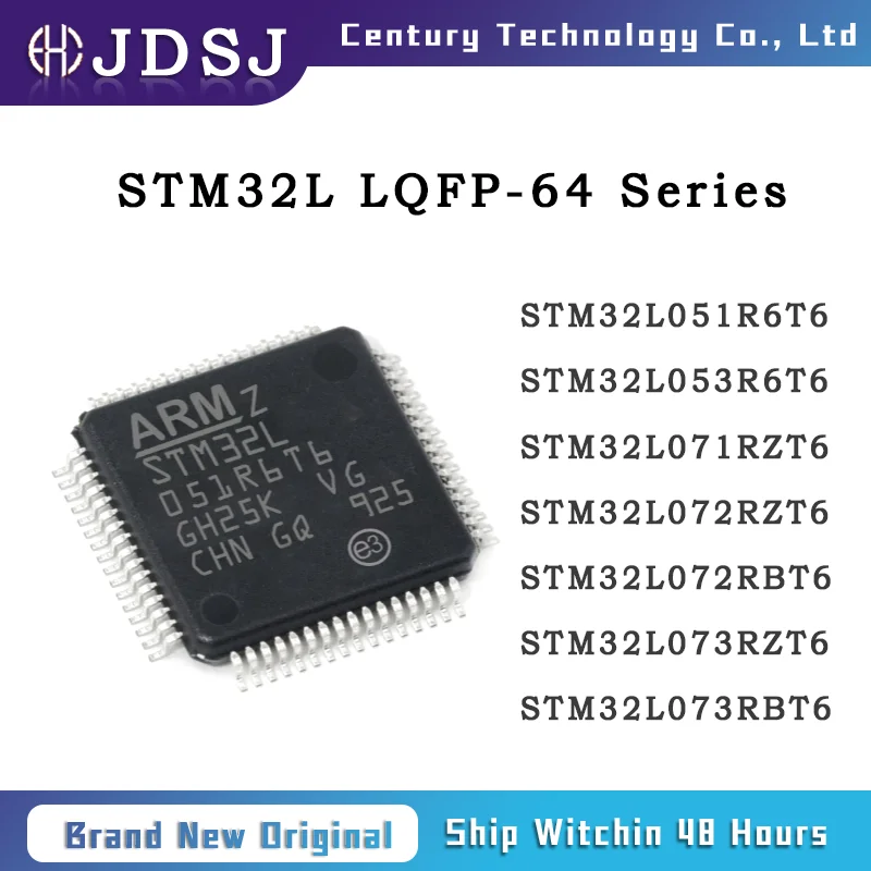 

Brand New Original STM32L051R6T6 STM32L053R6T6 STM32L071RZT6 STM32L072RZT6 STM32L072RBT6 STM32L073RZT6 STM32L073RBT6 LQFP-64 IC