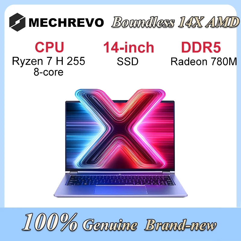 2026 MECHREVO Laptop Boundless 14X Combat Edition AMD Ryzen 7 H 255 16G 512G 8-core 14-inch
